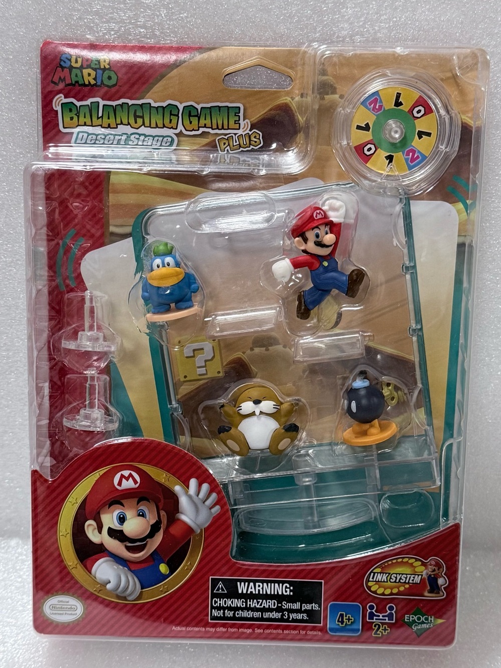The Epoch Super Mario Balancing Game Plus Desert Stage Set